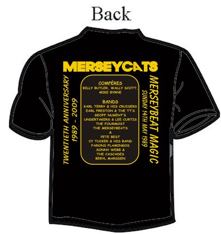 MerseyCats 20th anniversary T Shirt MerseyCats 20th anniversary T Shirt